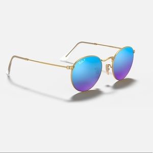 Ray-Ban Sunglasses - Round Flash Lenses (polarized)